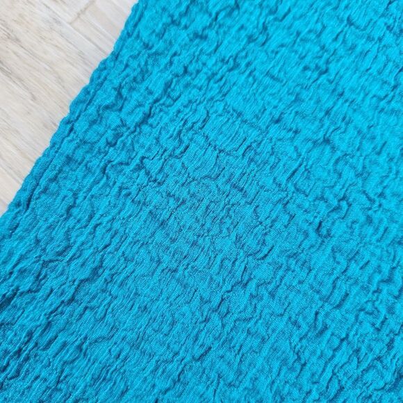 🔺️Old Navy Teal Square Neck Textured Sleeveless Top Small - Picture 9 of 11